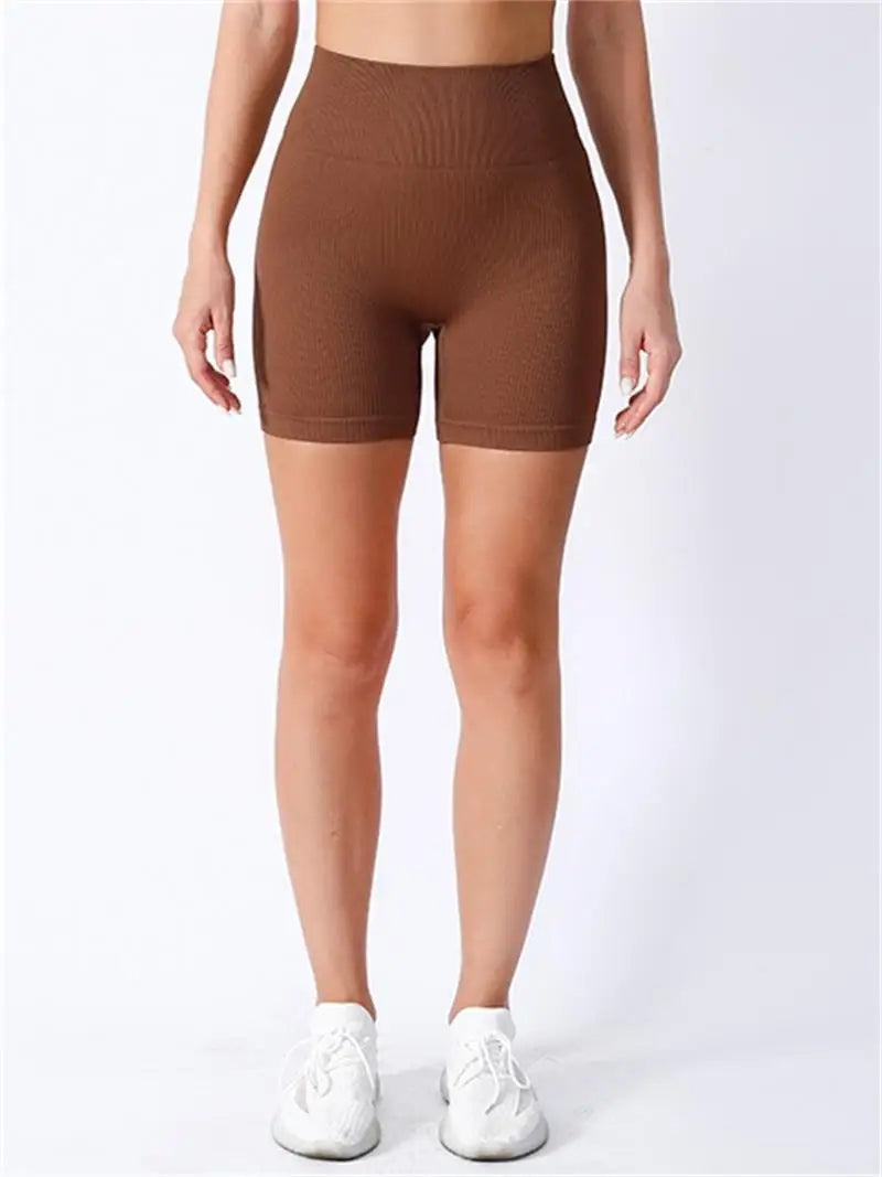High-Waist Gym Shorts - Cool. Sculpted. Squat-Proof.