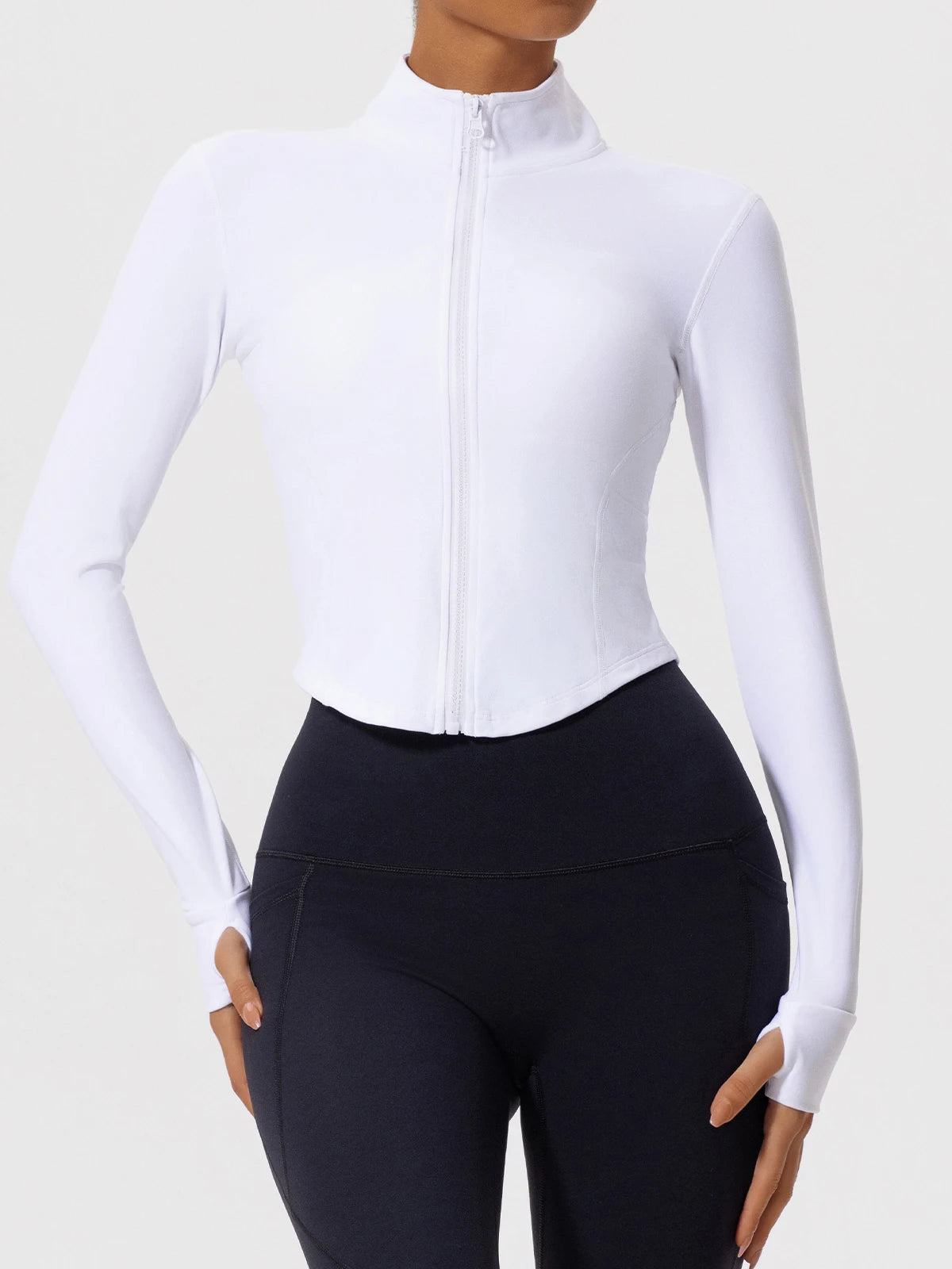 Sleek Zip-Through Training Jacket - Warm Up. Lock In.