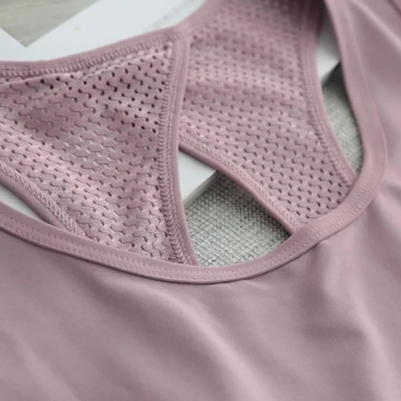 Breathable Mesh Racerback Tank - Airflow You Can Feel