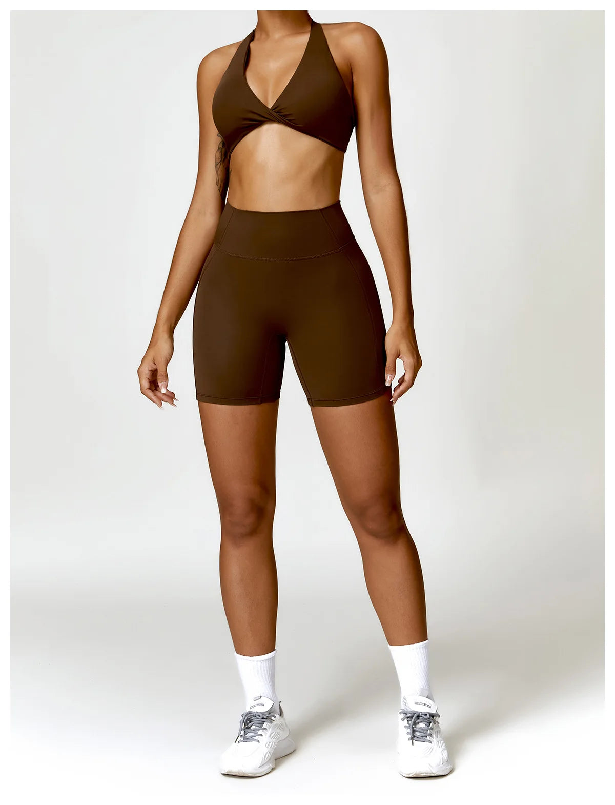 Buttery-Soft High-Waist Gym Shorts - Sculpt. Smooth. Stay-Put.