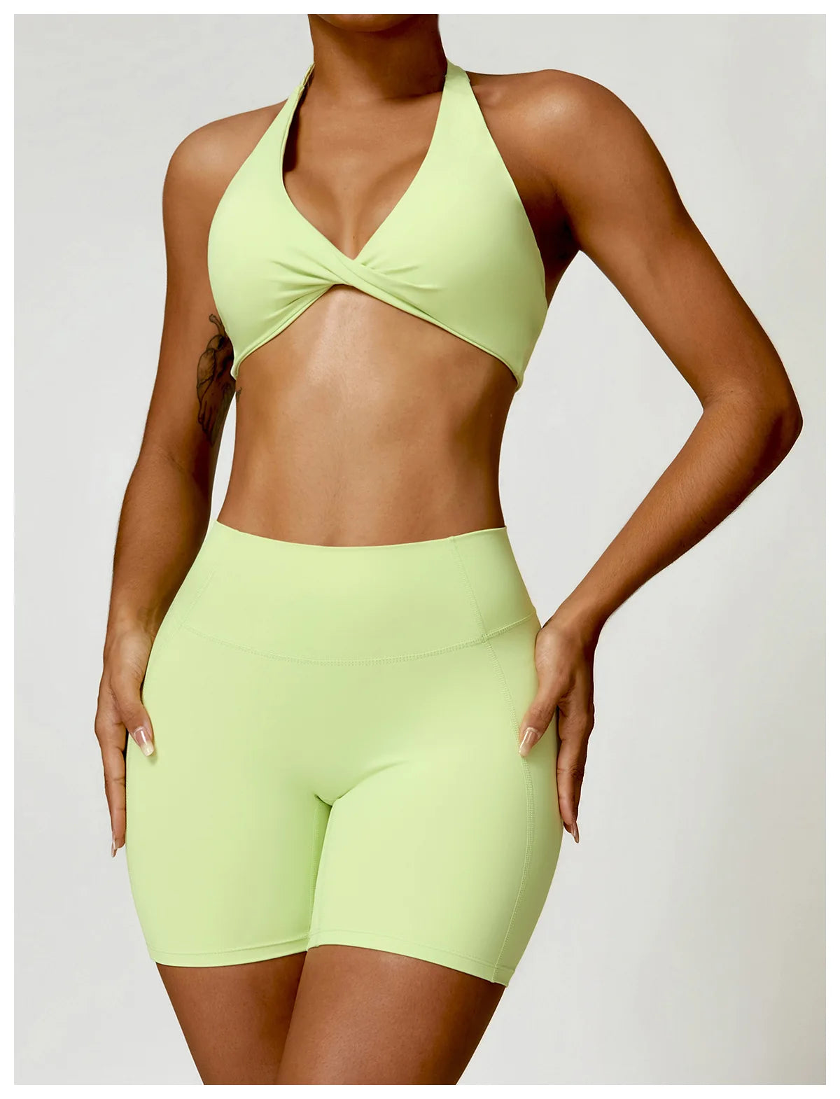 Buttery-Soft High-Waist Gym Shorts - Sculpt. Smooth. Stay-Put.