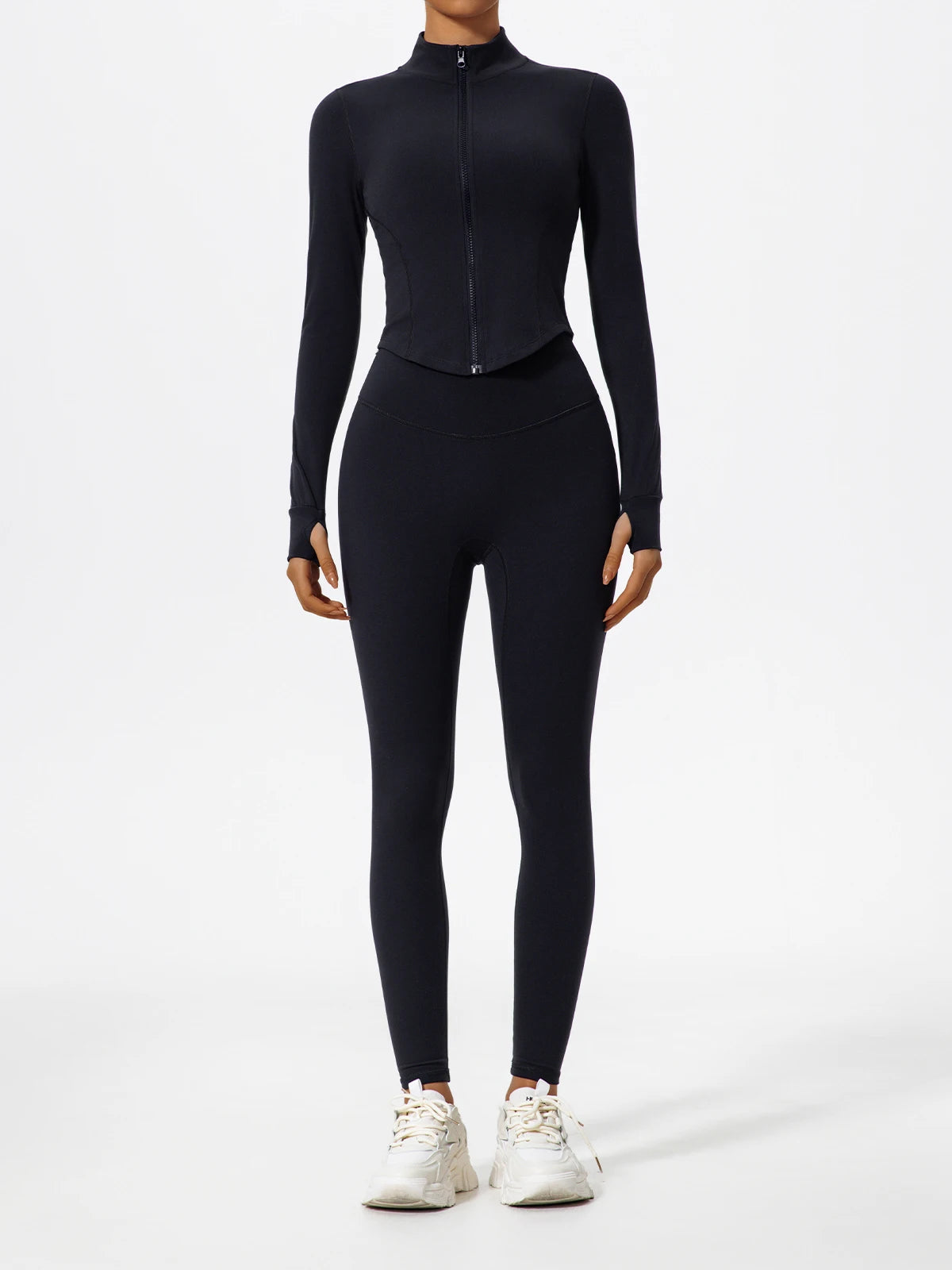 Sleek Zip-Through Training Jacket - Warm Up. Lock In.