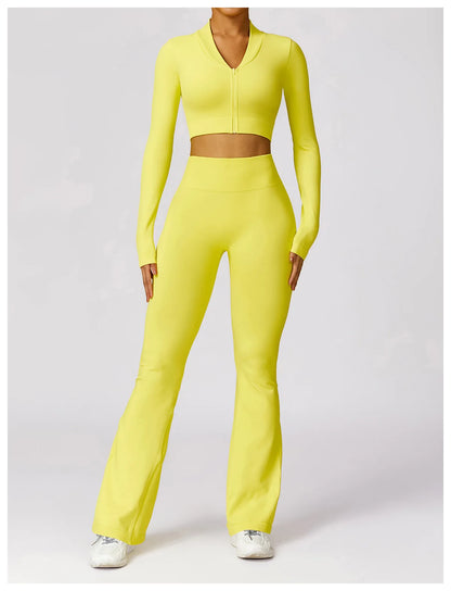 High-Waist Flare Leggings - Lengthen. Lift. Flow.