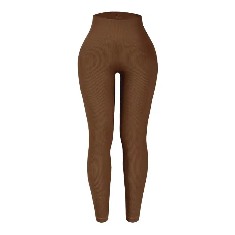 Seamless Ribbed High-Waist Leggings - Sculpt. Smooth. Squat-Proof.
