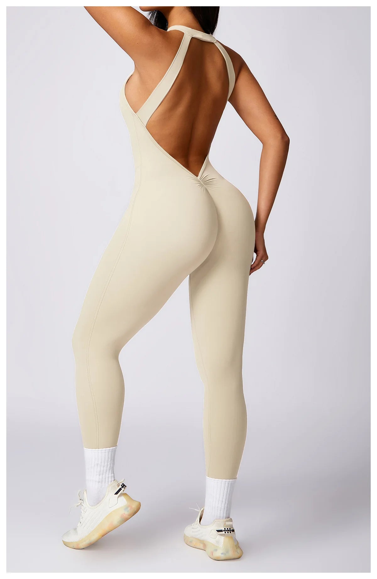 High-Neck Sculpt Jumpsuit - Minimal Effort. Maximum Polish.