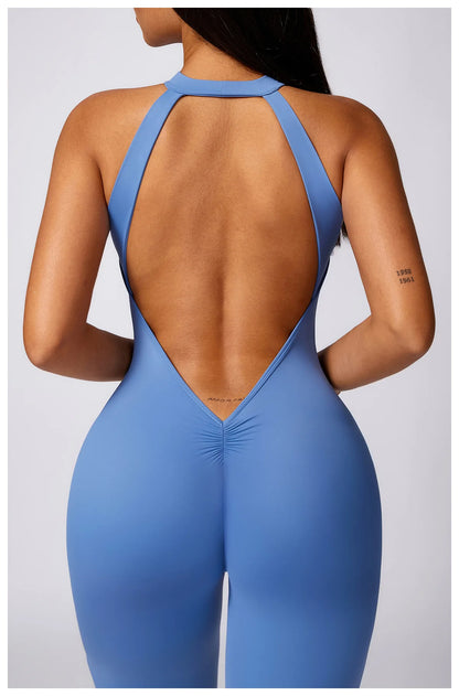 High-Neck Sculpt Jumpsuit - Minimal Effort. Maximum Polish.