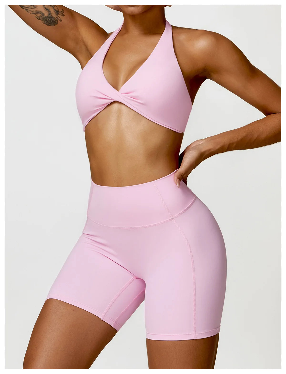 Buttery-Soft High-Waist Gym Shorts - Sculpt. Smooth. Stay-Put.