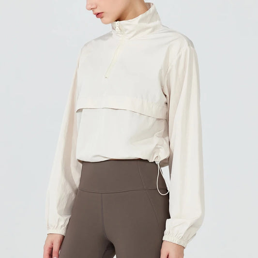 Lightweight Half-Zip Windbreaker - Run Light. Beat the Breeze.