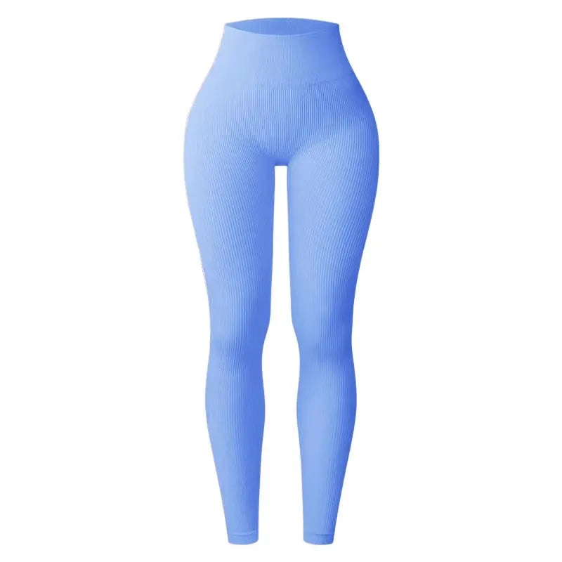Seamless Ribbed High-Waist Leggings - Sculpt. Smooth. Squat-Proof.