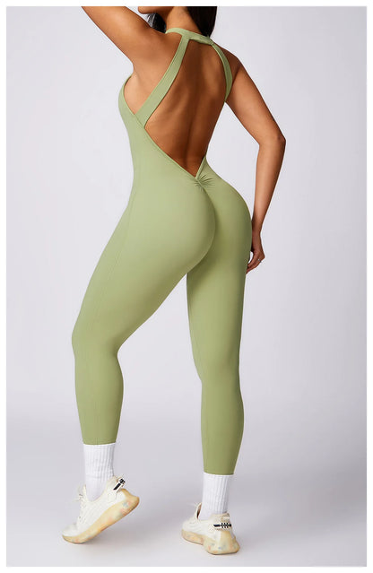 High-Neck Sculpt Jumpsuit - Minimal Effort. Maximum Polish.
