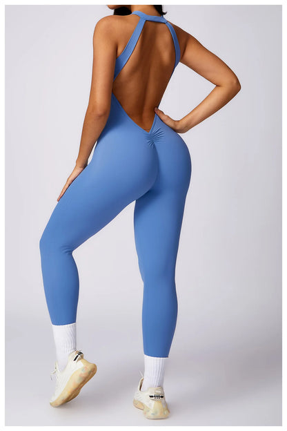 High-Neck Sculpt Jumpsuit - Minimal Effort. Maximum Polish.